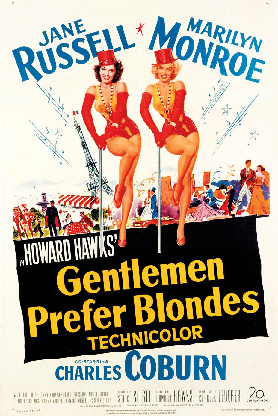 Gentlemen foretrækker blondiner  G