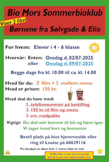Sommerbio for 4-6 klasse i Bio Mors
