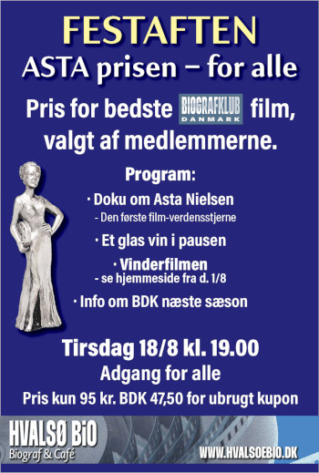 Festaften-Asta prisen-Hvalsø bio Særarrangement