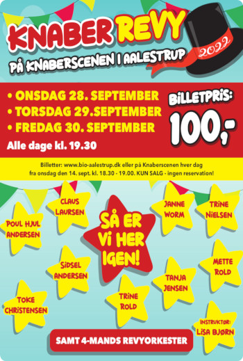 Knaber Revy i Bio Aalestrup