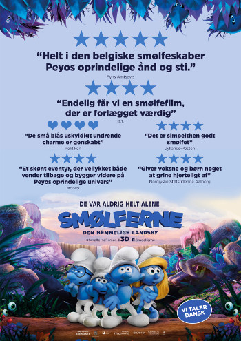 Smølferne - Den hemmelige landsby - Dansk tale