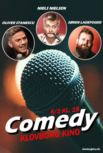 Comedy i Klovborg Kino 6. februar