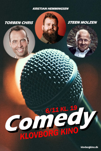 Comedy med Torben Chris, Steen Molzen og Kristian