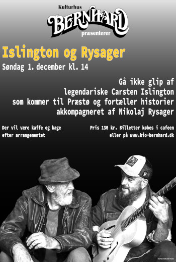 Fortæller koncert i Bio Bernhard