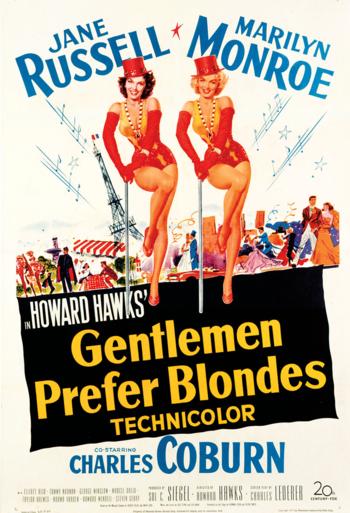 Gentlemen foretrækker blondiner - CIN B_poster