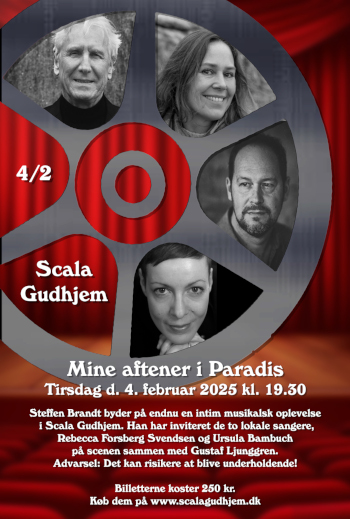 Mine aftener i Paradis i Scala Gudhjem_poster