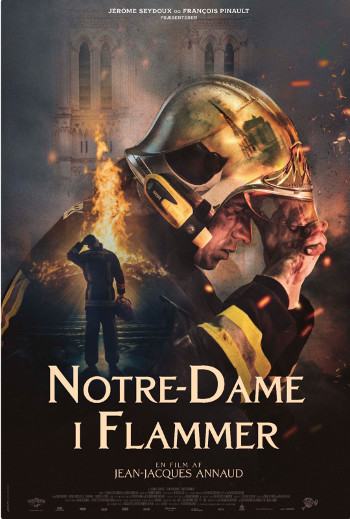 Notre-Dame i flammer_poster
