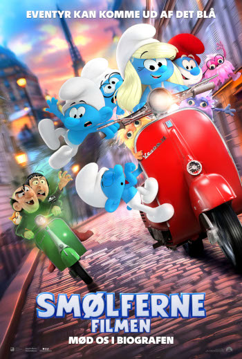 Smølferne Filmen - Med dansk tale_poster