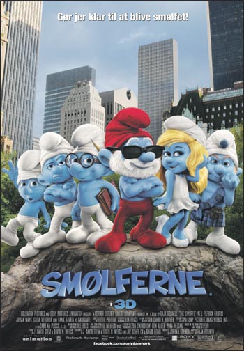 Smølferne - Med Dansk Tale_poster