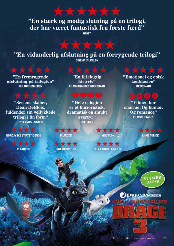 Sådan træner du din drage 3 - Med dansk tale_poster