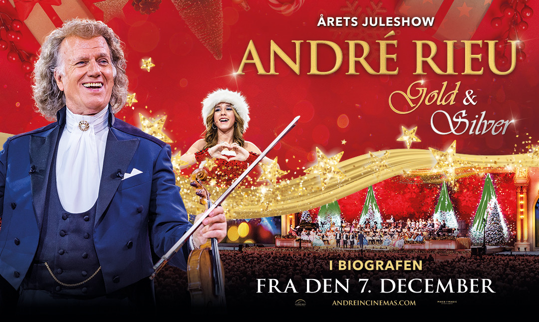 André Rieus julekoncert 2024: Gold and Silver_poster