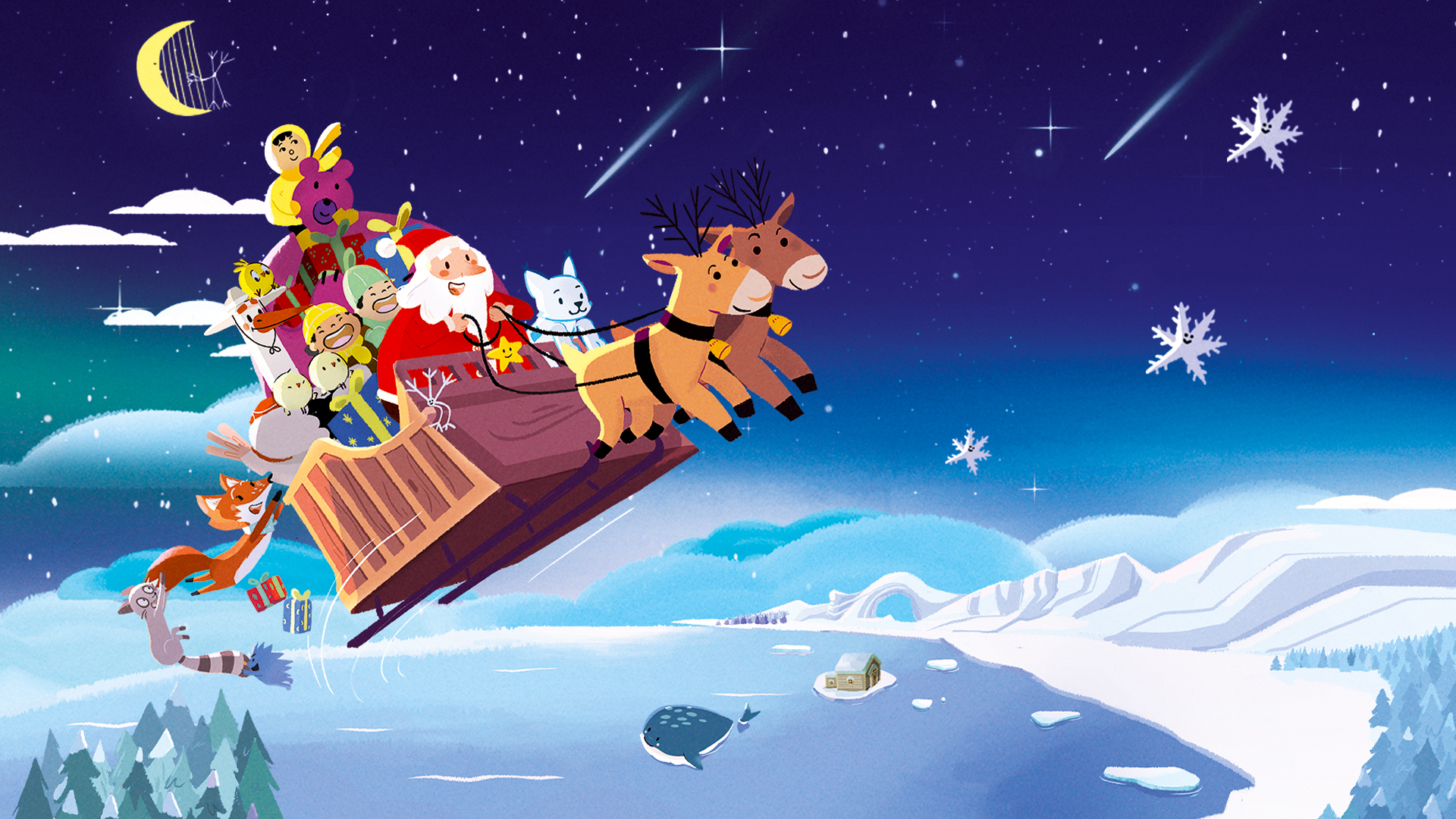 Dyrenes magiske jul_slide_poster