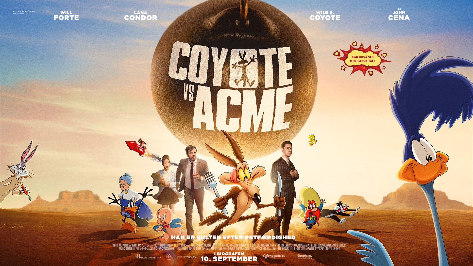 Coyote vs. Acme - Med dansk tale_slide_poster